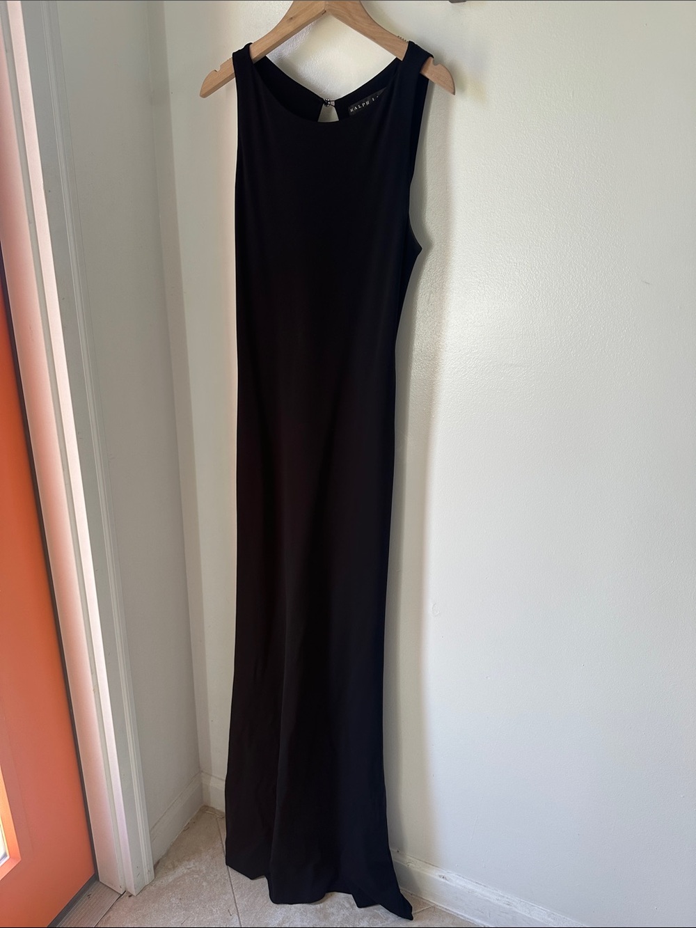 Ralph Lauren Black Sleeveless Maxi Gown